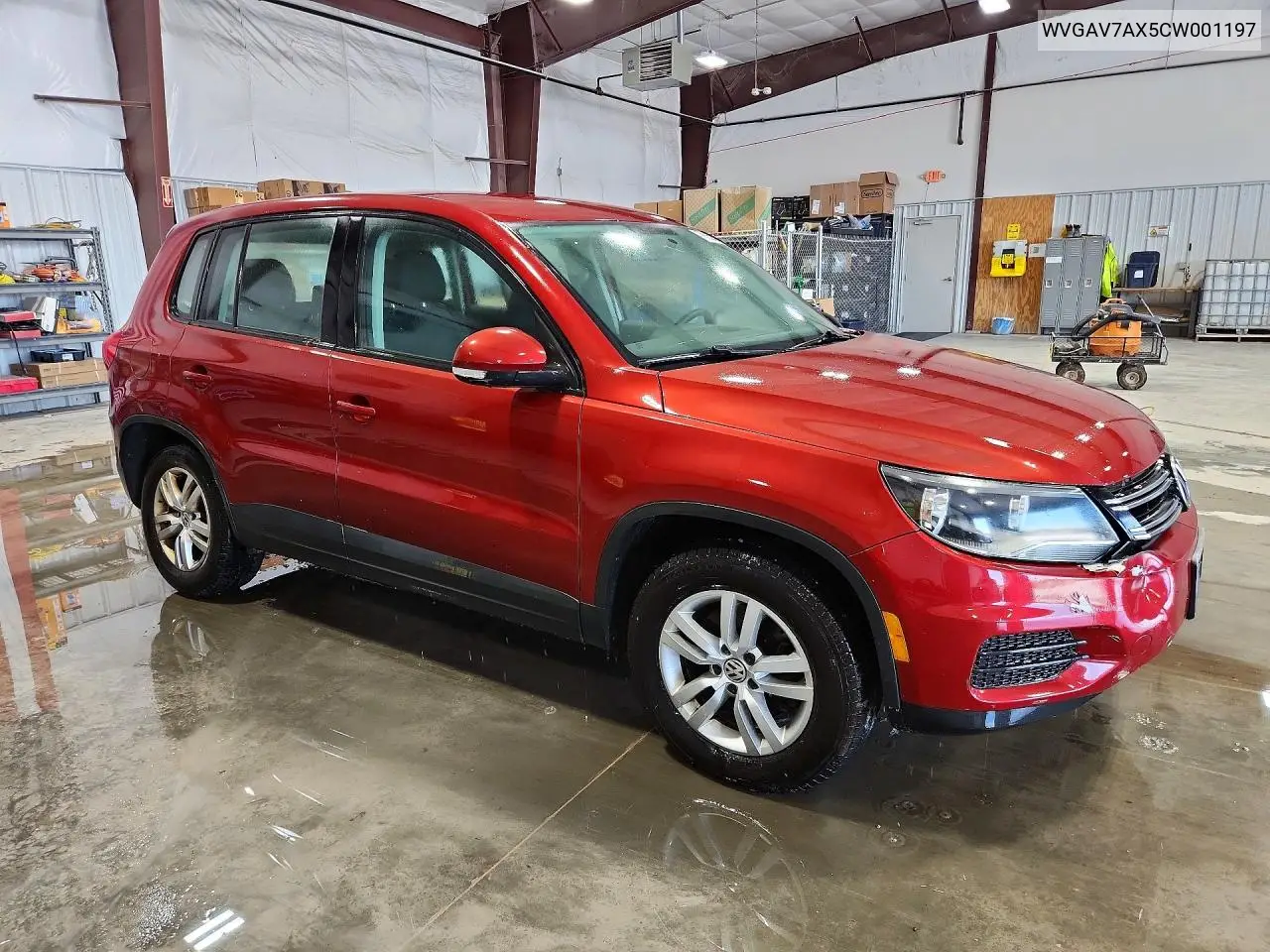 2012 VOLKSWAGEN TIGUAN VIN WVGAV7AX5CW001197 — фото 4
