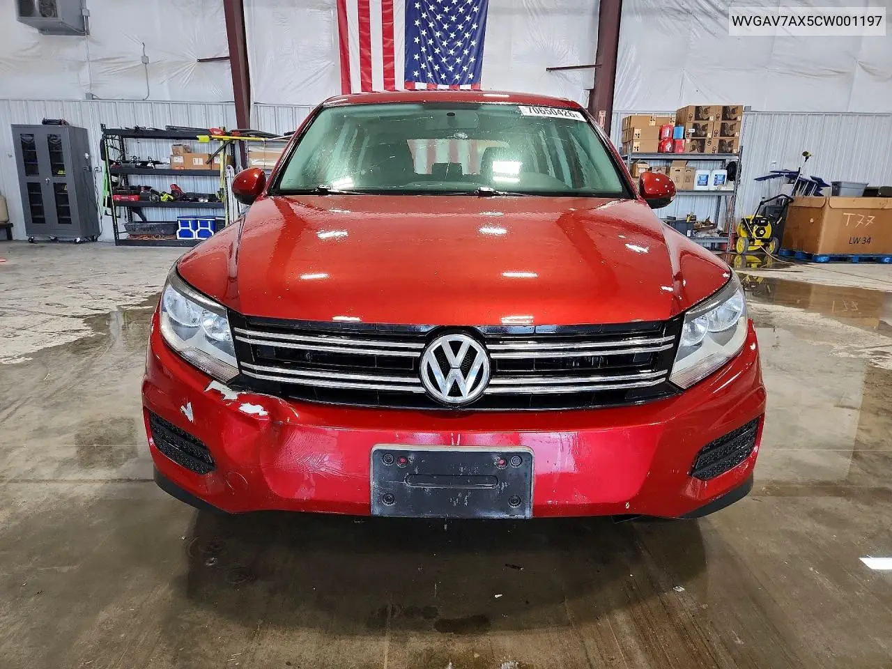 2012 VOLKSWAGEN TIGUAN VIN WVGAV7AX5CW001197 — фото 5