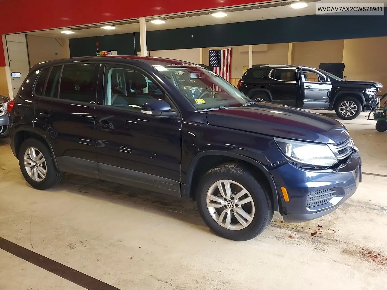 2012 VOLKSWAGEN TIGUAN VIN WVGAV7AX2CW578981 — фото 4