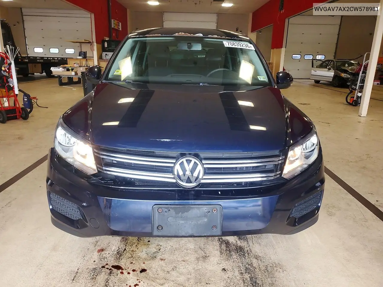 2012 VOLKSWAGEN TIGUAN VIN WVGAV7AX2CW578981 — фото 5