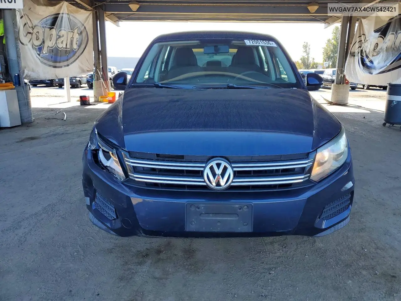 2012 VOLKSWAGEN TIGUAN VIN WVGAV7AX4CW542421 — фото 5