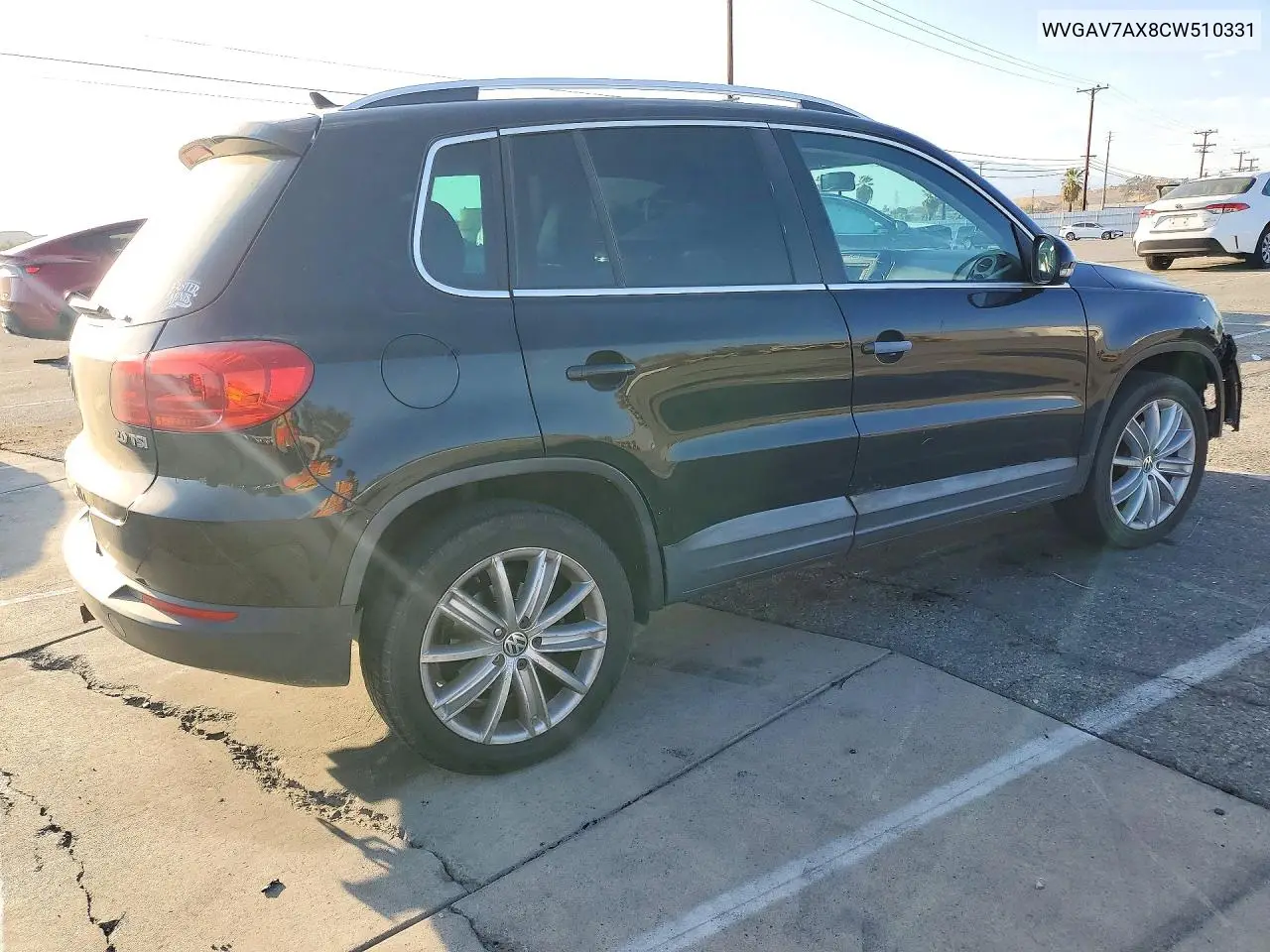 2012 VOLKSWAGEN TIGUAN VIN WVGAV7AX8CW510331 — фото 3