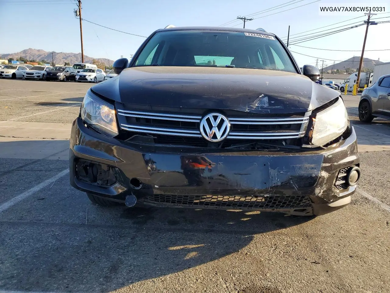 2012 VOLKSWAGEN TIGUAN VIN WVGAV7AX8CW510331 — фото 5
