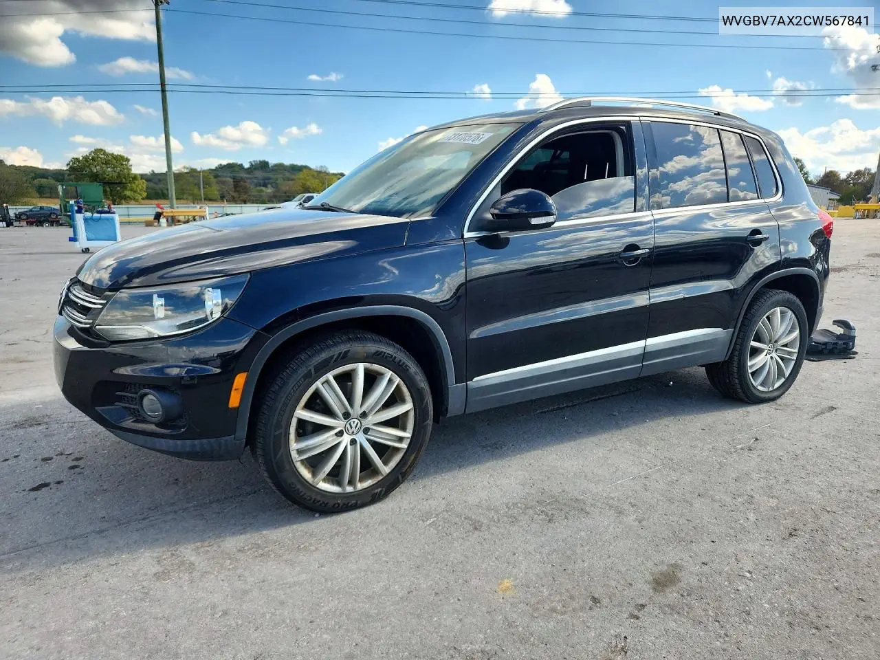VOLKSWAGEN TIGUAN 2012, VIN WVGBV7AX2CW567841