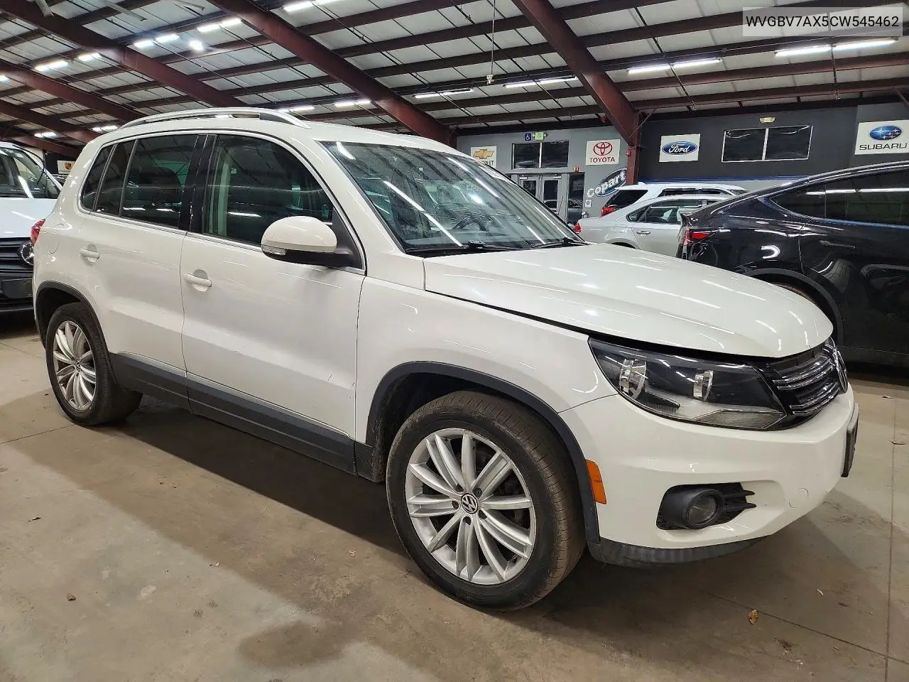 2012 VOLKSWAGEN TIGUAN VIN WVGBV7AX5CW545462 — фото 4