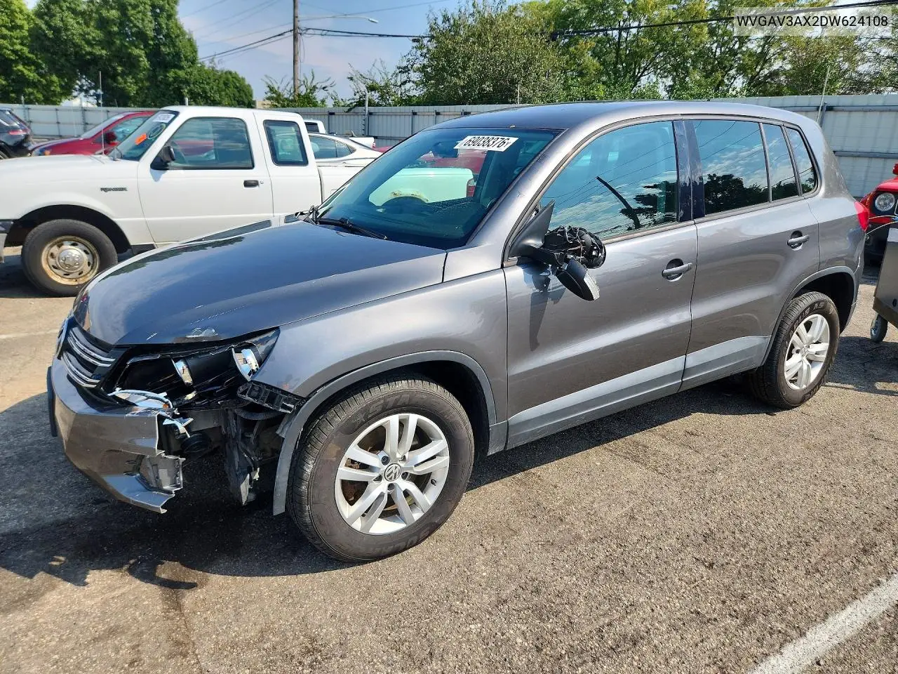 VOLKSWAGEN TIGUAN 2013, VIN WVGAV3AX2DW624108