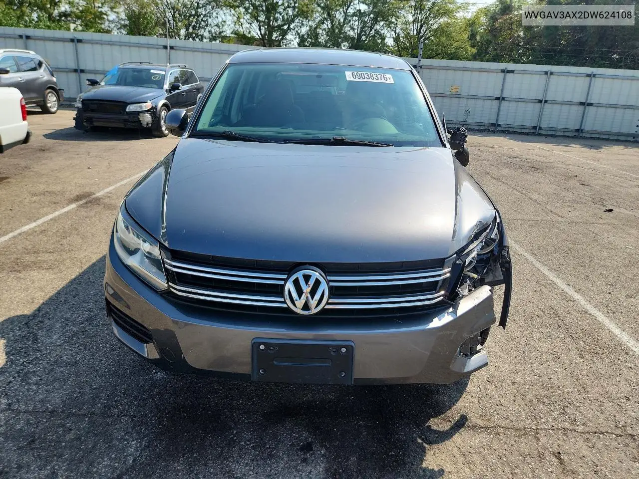 2013 VOLKSWAGEN TIGUAN VIN WVGAV3AX2DW624108 — фото 5