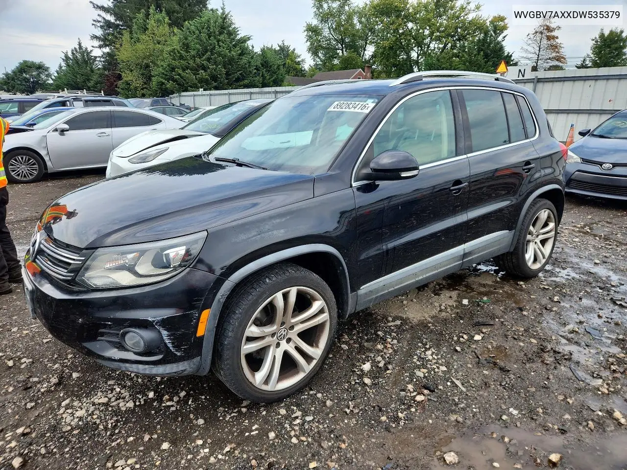 VOLKSWAGEN TIGUAN 2013, VIN WVGBV7AXXDW535379