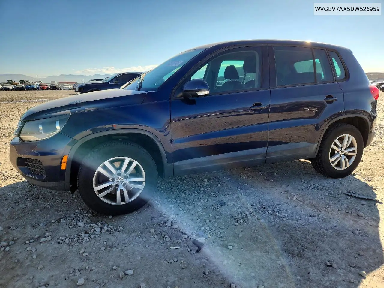 VOLKSWAGEN TIGUAN 2013, VIN WVGBV7AX5DW526959