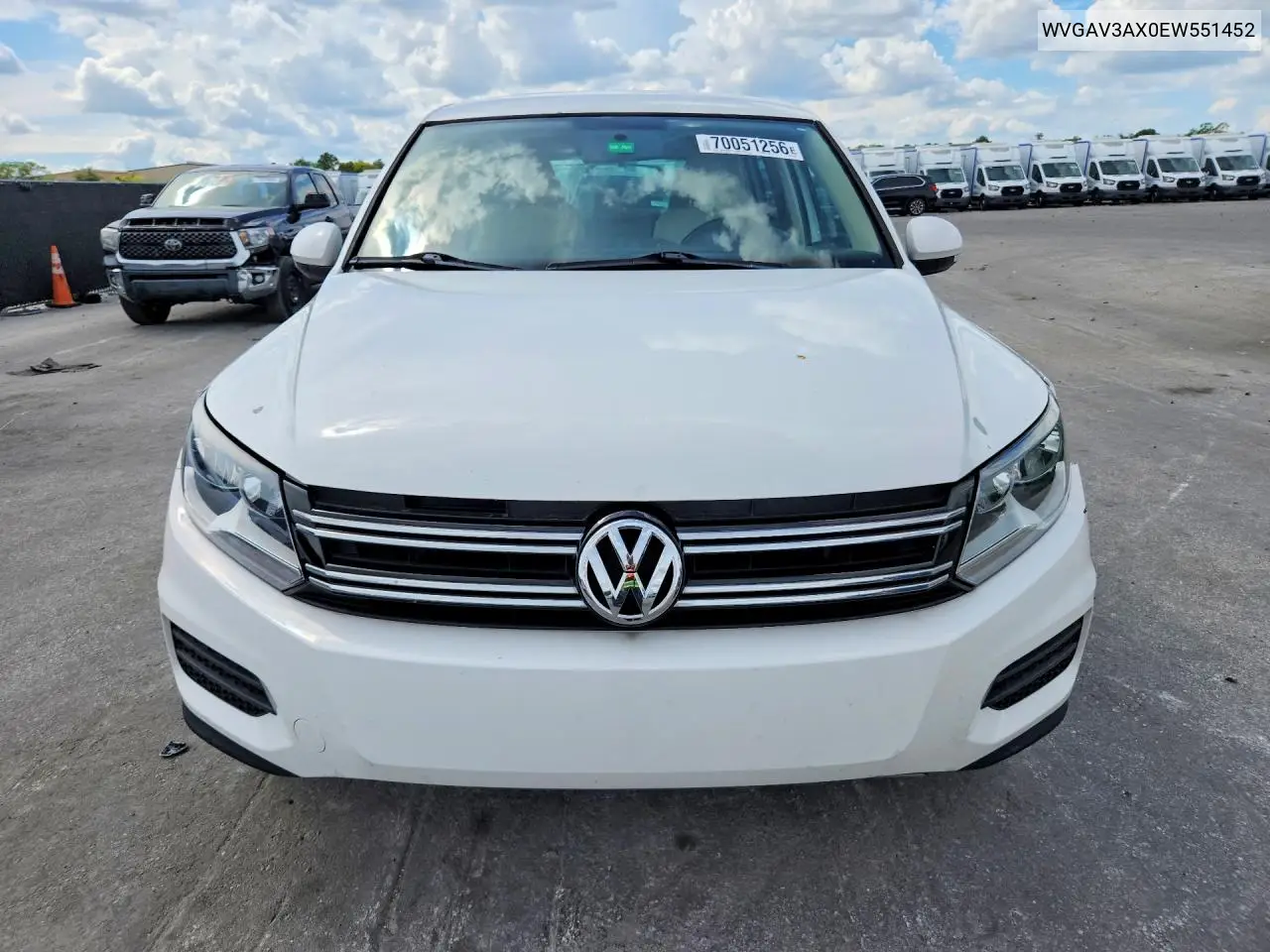 2014 VOLKSWAGEN TIGUAN VIN WVGAV3AX0EW551452 — фото 5