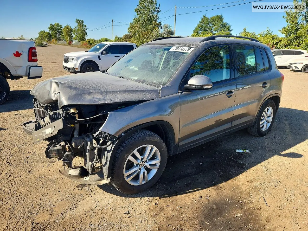 VOLKSWAGEN TIGUAN 2014, VIN WVGJV3AX4EW523072