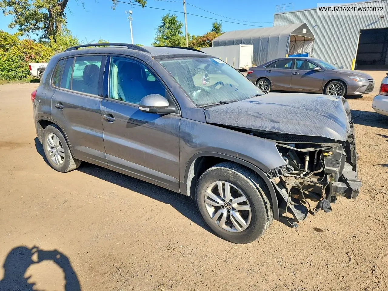 2014 VOLKSWAGEN TIGUAN VIN WVGJV3AX4EW523072 — фото 4