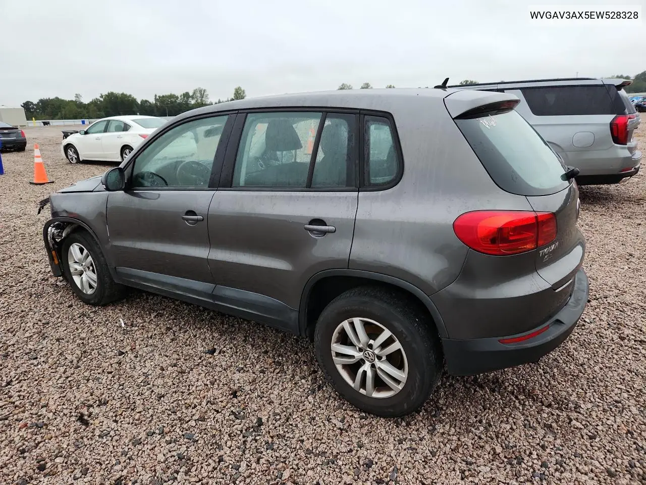 2014 VOLKSWAGEN TIGUAN VIN WVGAV3AX5EW528328 — фото 2