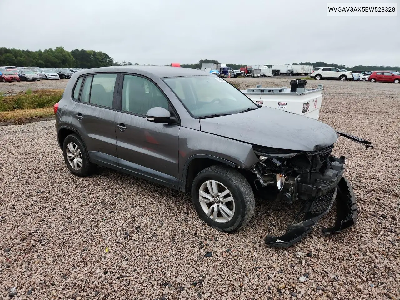 2014 VOLKSWAGEN TIGUAN VIN WVGAV3AX5EW528328 — фото 4