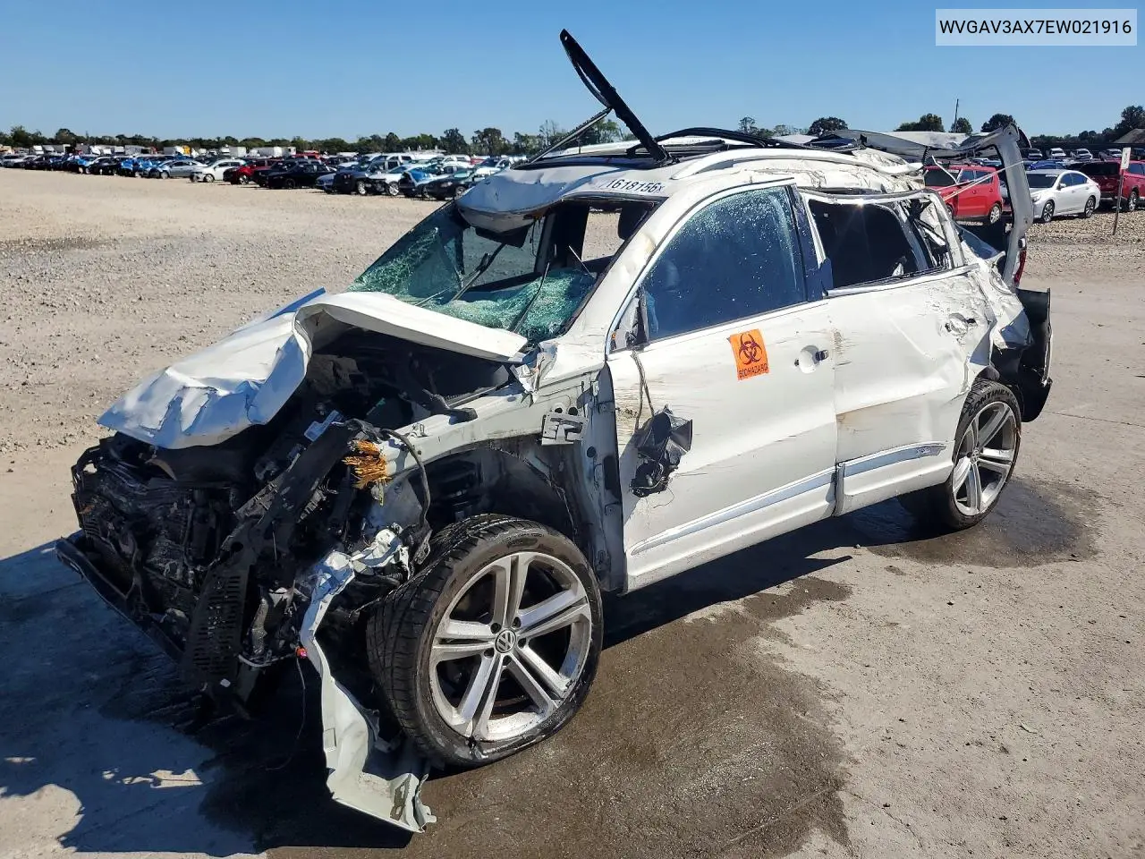 VOLKSWAGEN TIGUAN 2014, VIN WVGAV3AX7EW021916