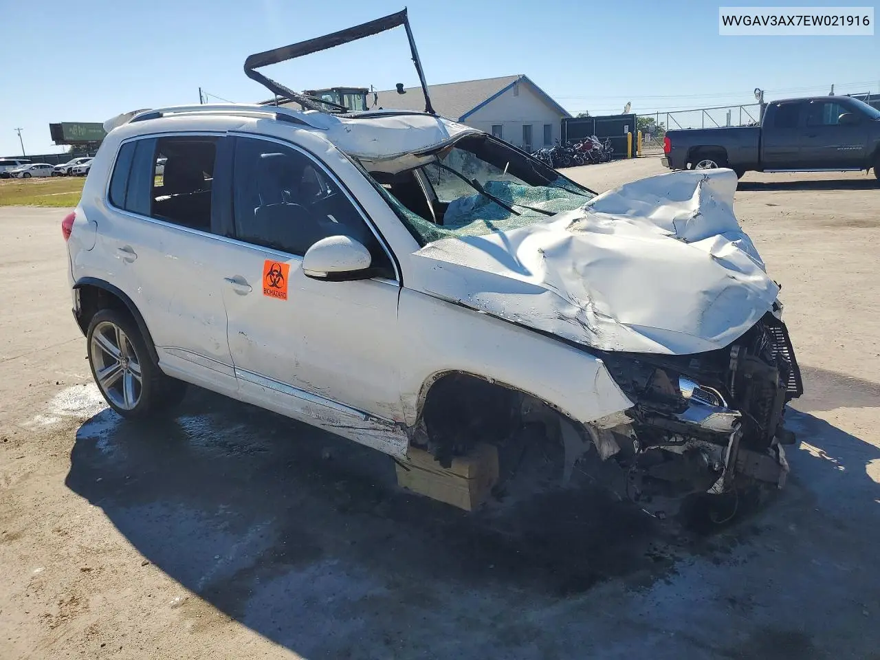 2014 VOLKSWAGEN TIGUAN VIN WVGAV3AX7EW021916 — фото 4