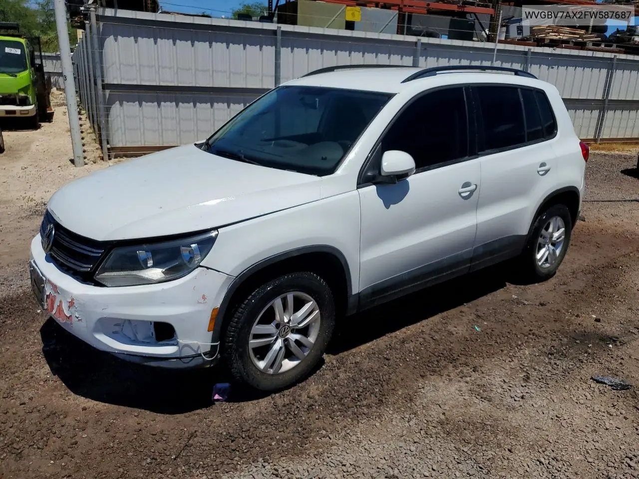 VOLKSWAGEN TIGUAN 2015, VIN WVGBV7AX2FW587687