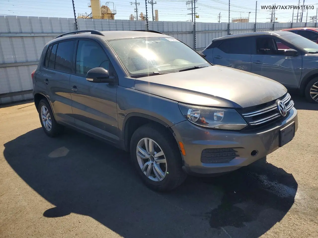 2015 VOLKSWAGEN TIGUAN VIN WVGAV7AX7FW611610 — фото 4