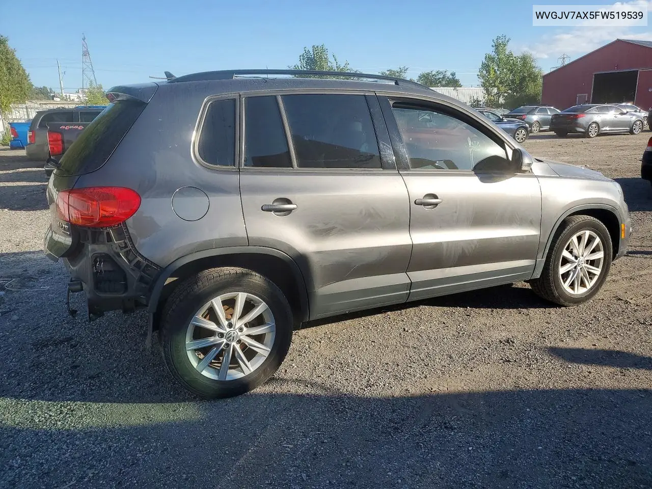 2015 VOLKSWAGEN TIGUAN VIN WVGJV7AX5FW519539 — фото 3