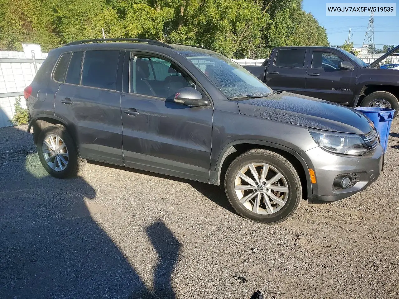 2015 VOLKSWAGEN TIGUAN VIN WVGJV7AX5FW519539 — фото 4