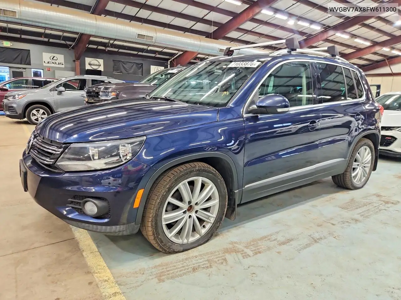 VOLKSWAGEN TIGUAN 2015, VIN WVGBV7AX8FW611300