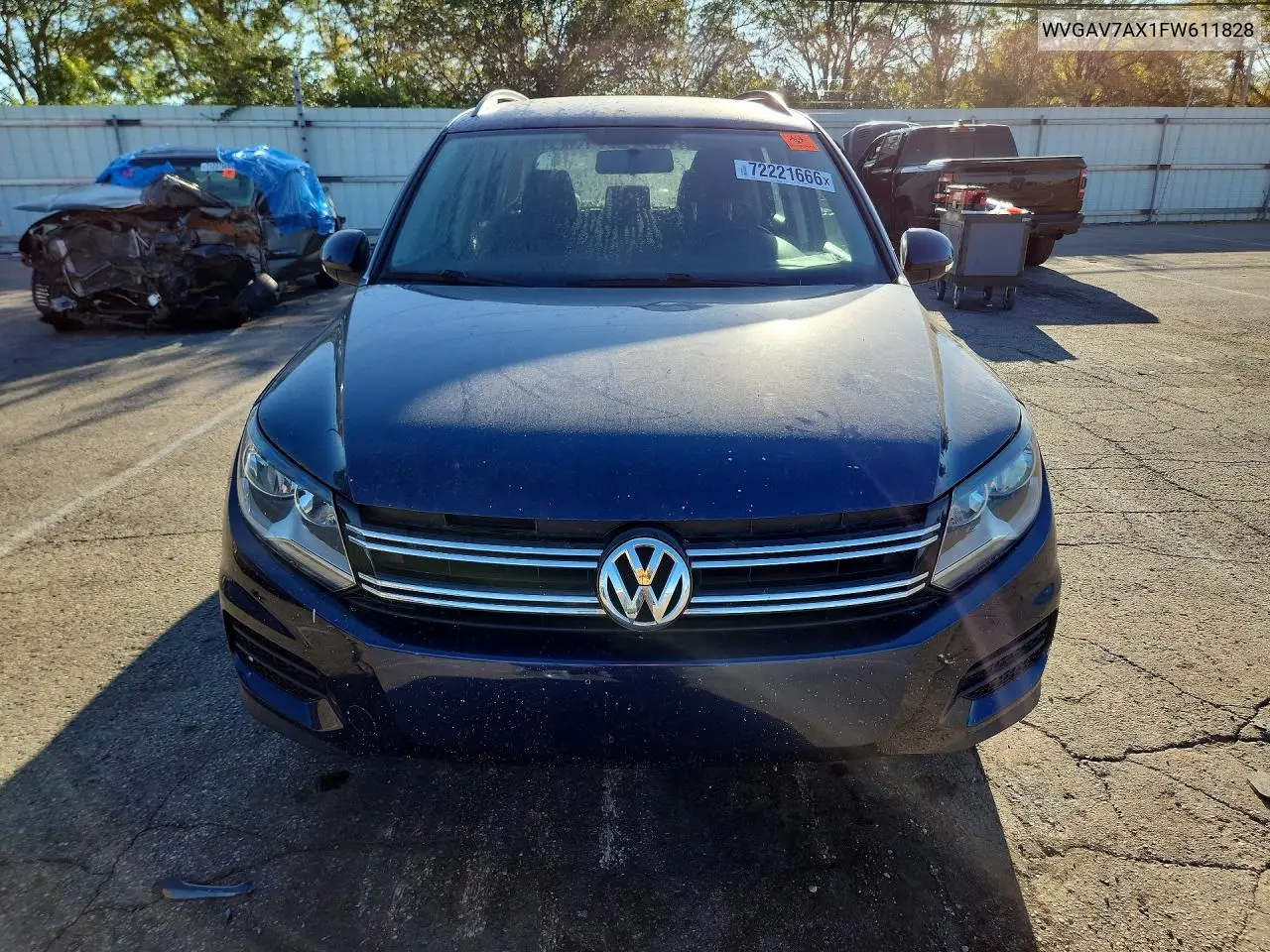 2015 VOLKSWAGEN TIGUAN VIN WVGAV7AX1FW611828 — фото 5