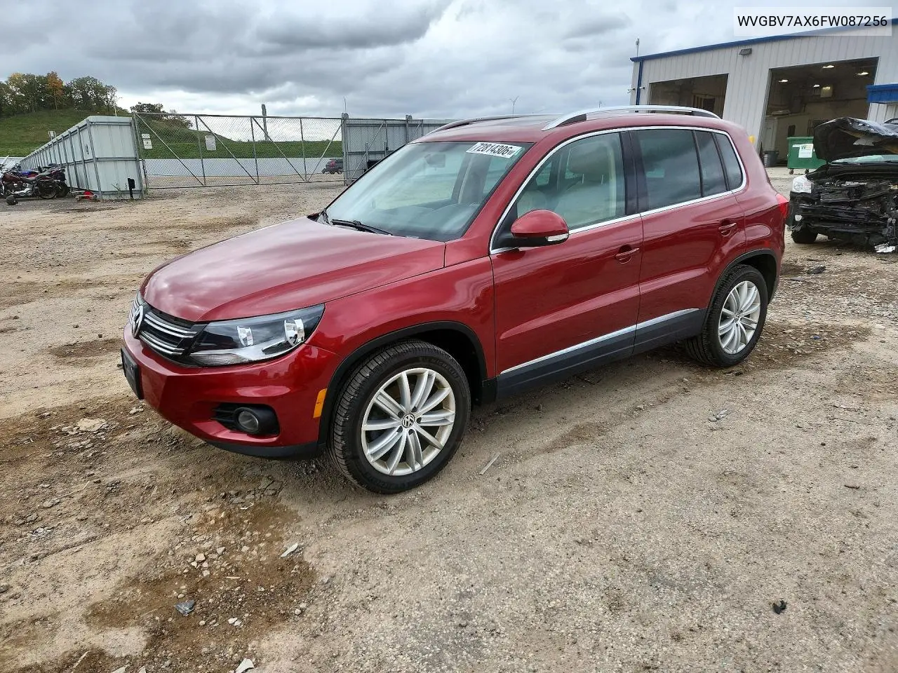 VOLKSWAGEN TIGUAN 2015, VIN WVGBV7AX6FW087256
