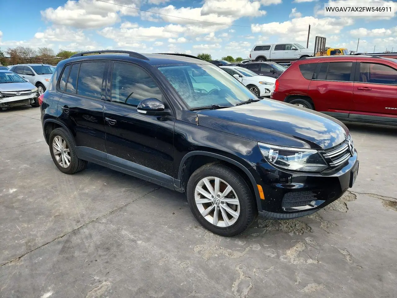 2015 VOLKSWAGEN TIGUAN VIN WVGAV7AX2FW546911 — фото 4