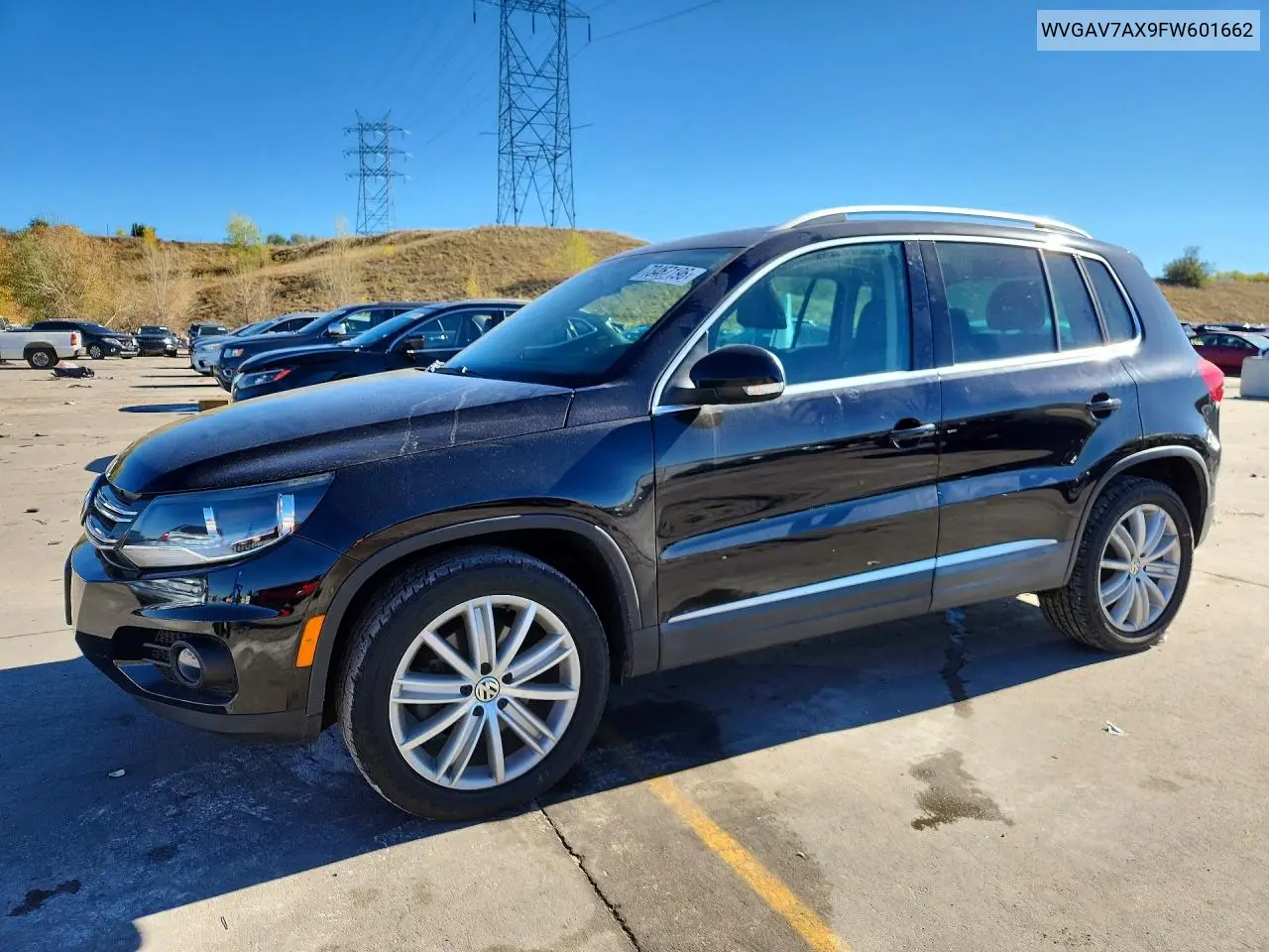 VOLKSWAGEN TIGUAN 2015, VIN WVGAV7AX9FW601662