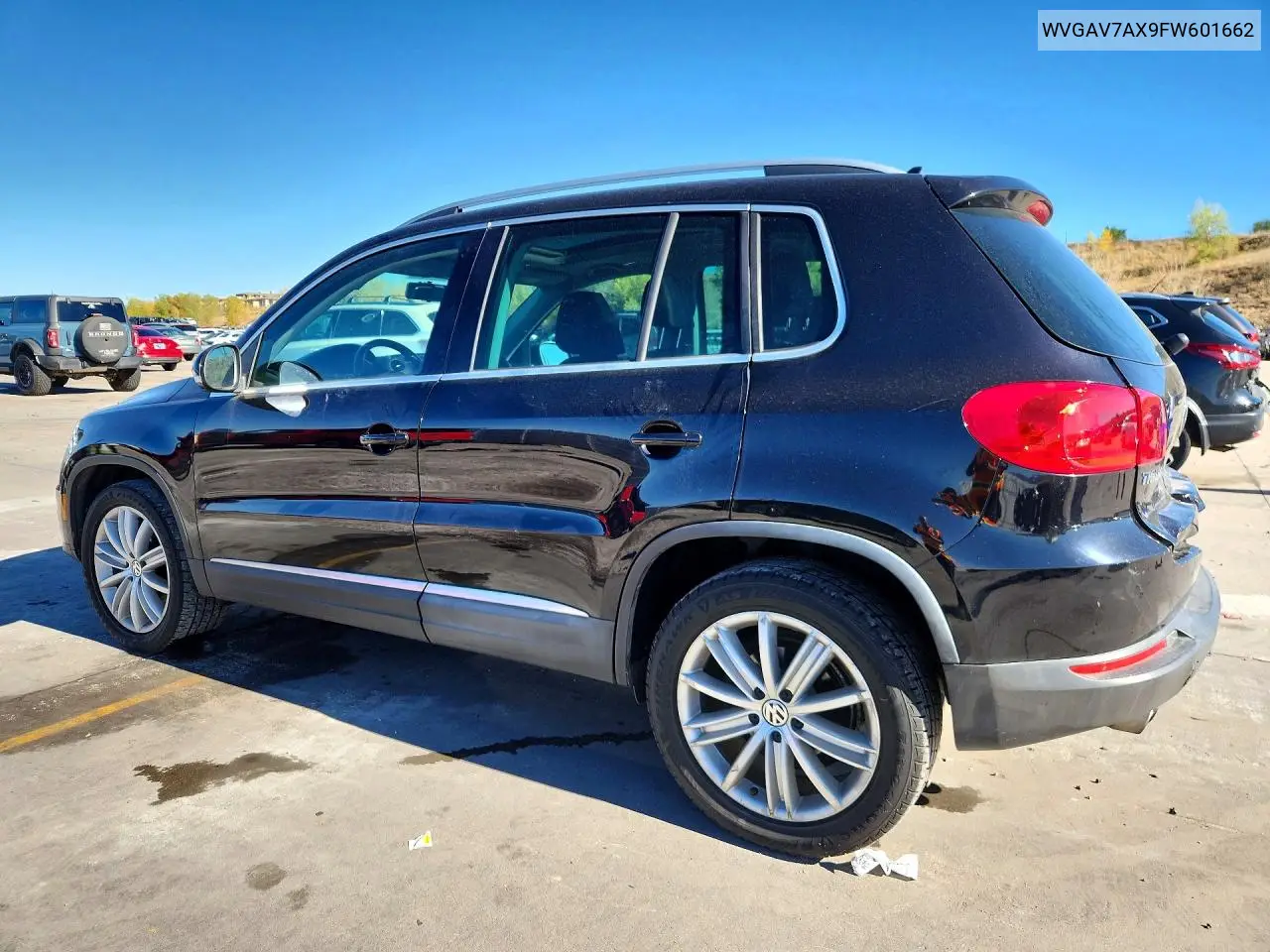2015 VOLKSWAGEN TIGUAN VIN WVGAV7AX9FW601662 — фото 2