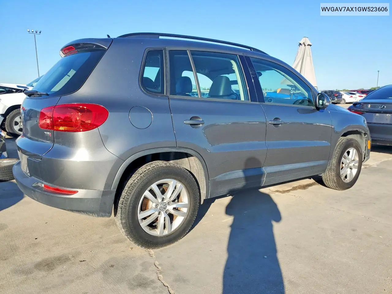 2016 VOLKSWAGEN TIGUAN VIN WVGAV7AX1GW523606 — фото 3