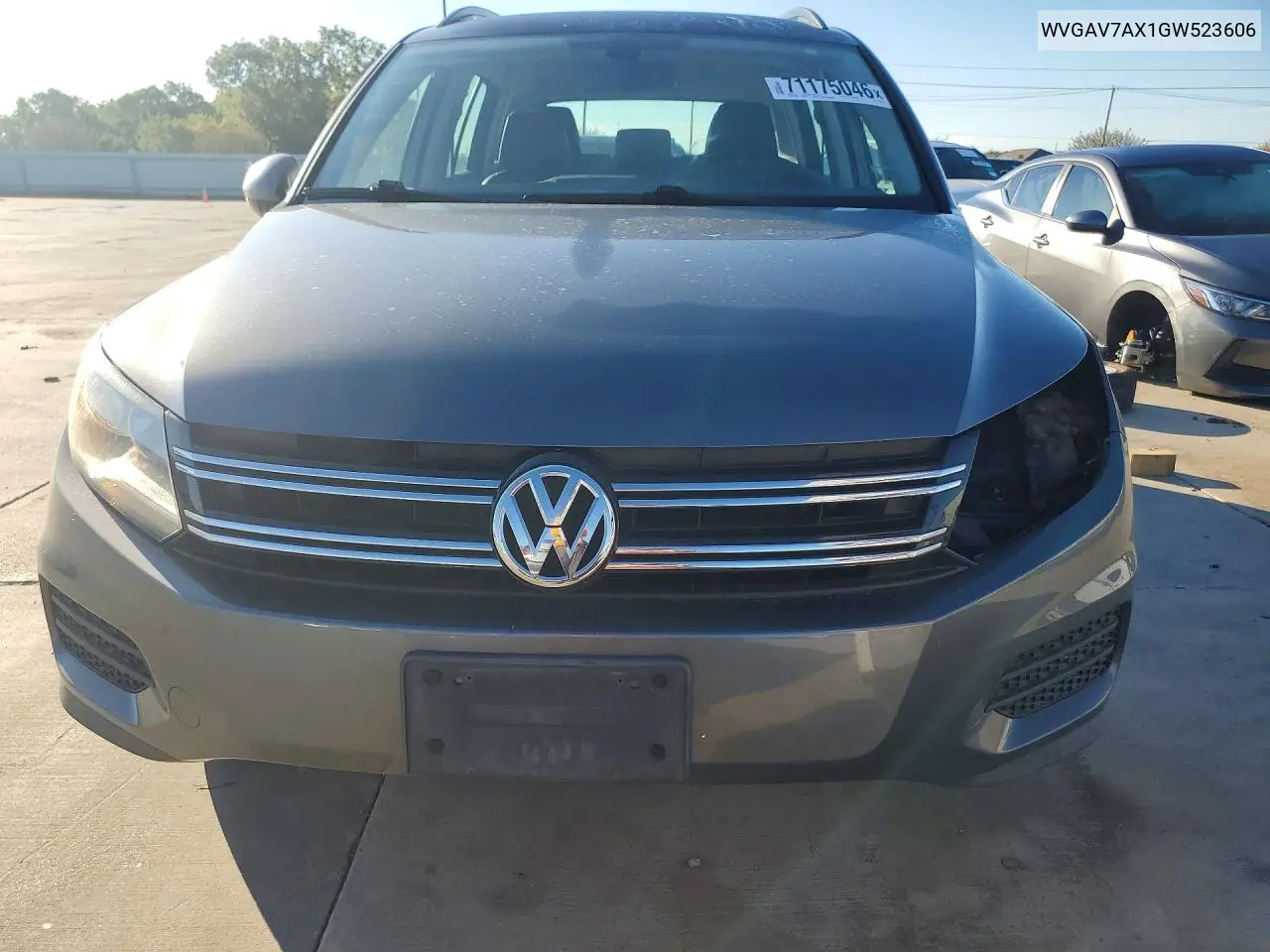 2016 VOLKSWAGEN TIGUAN VIN WVGAV7AX1GW523606 — фото 5