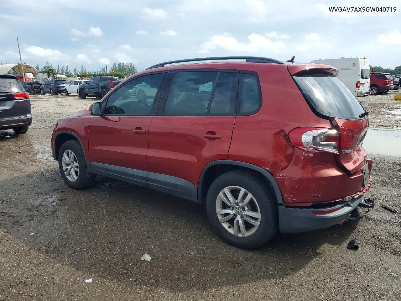 2016 VOLKSWAGEN TIGUAN VIN WVGAV7AX9GW040719 — фото 2