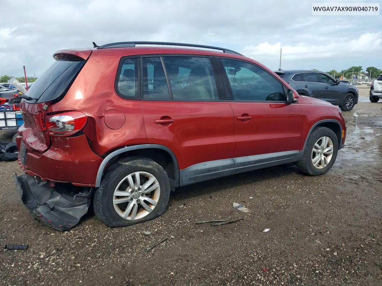 2016 VOLKSWAGEN TIGUAN VIN WVGAV7AX9GW040719 — фото 3