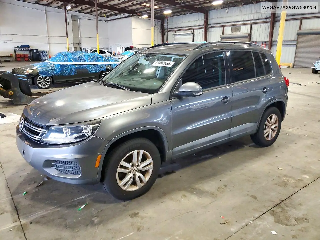 VOLKSWAGEN TIGUAN 2016, VIN WVGAV7AX9GW530254