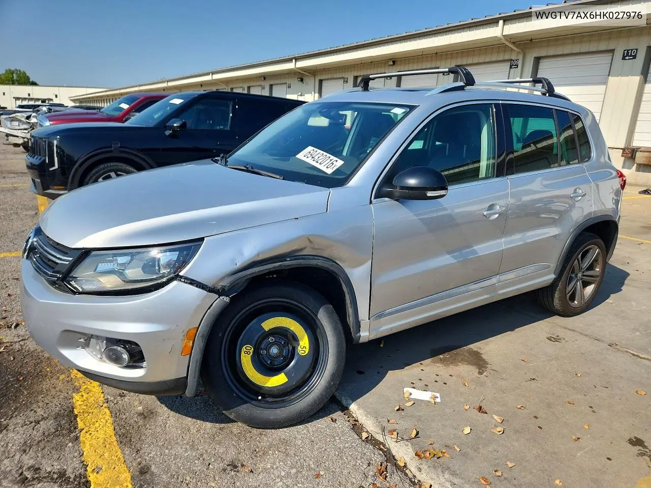 VOLKSWAGEN TIGUAN 2017, VIN WVGTV7AX6HK027976