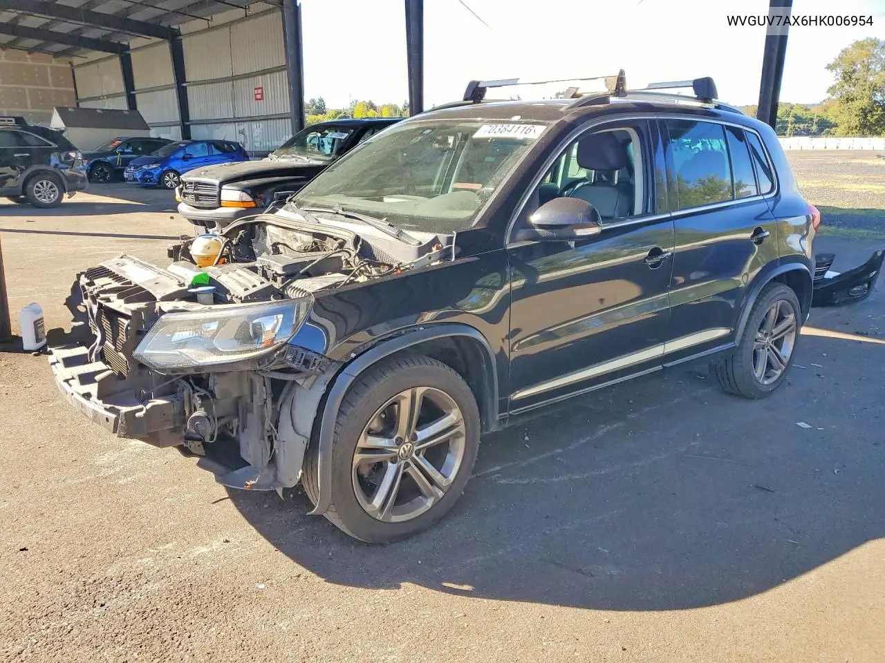 VOLKSWAGEN TIGUAN 2017, VIN WVGUV7AX6HK006954