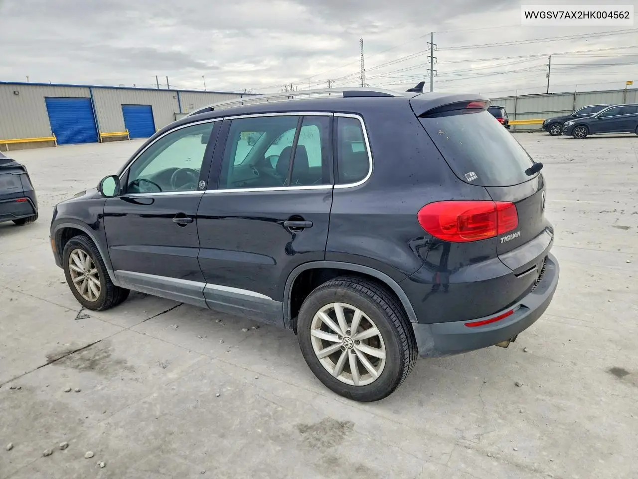 2017 VOLKSWAGEN TIGUAN VIN WVGSV7AX2HK004562 — фото 2