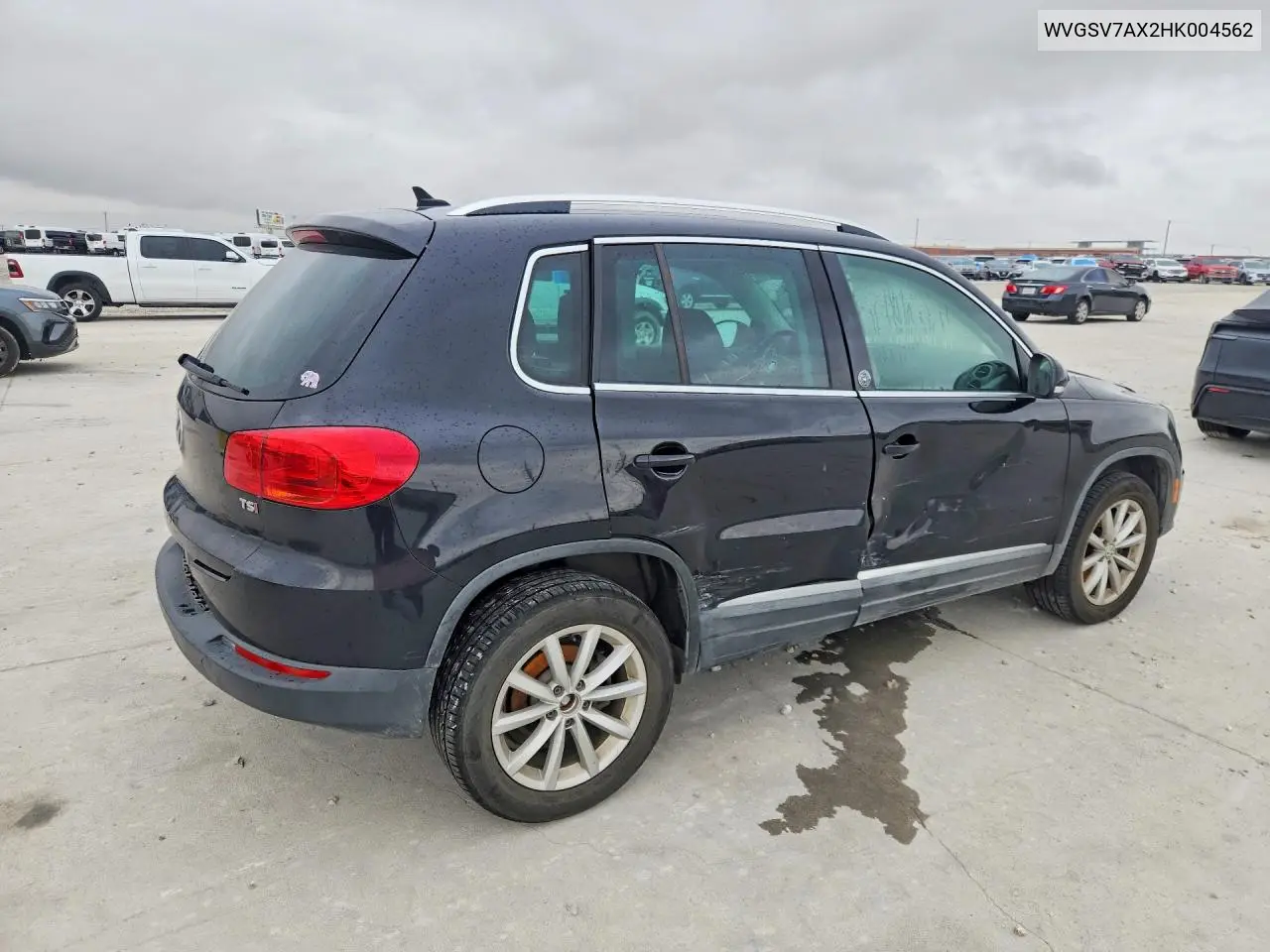 2017 VOLKSWAGEN TIGUAN VIN WVGSV7AX2HK004562 — фото 3