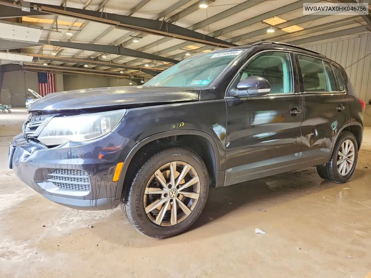 VOLKSWAGEN TIGUAN 2017, VIN WVGAV7AX0HK046756