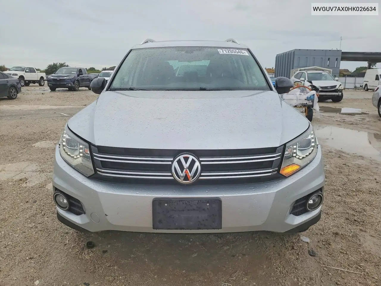 2017 VOLKSWAGEN TIGUAN VIN WVGUV7AX0HK026634 — фото 5