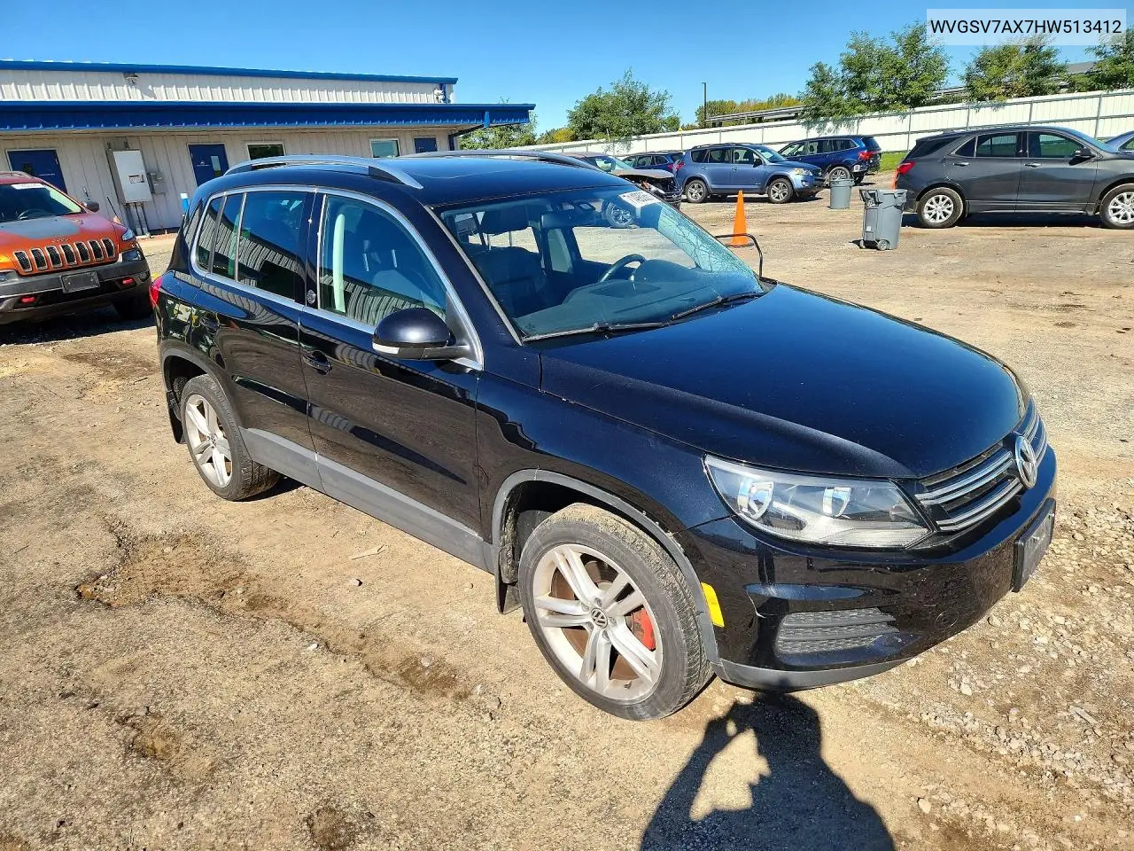 2017 VOLKSWAGEN TIGUAN VIN WVGSV7AX7HW513412 — фото 4