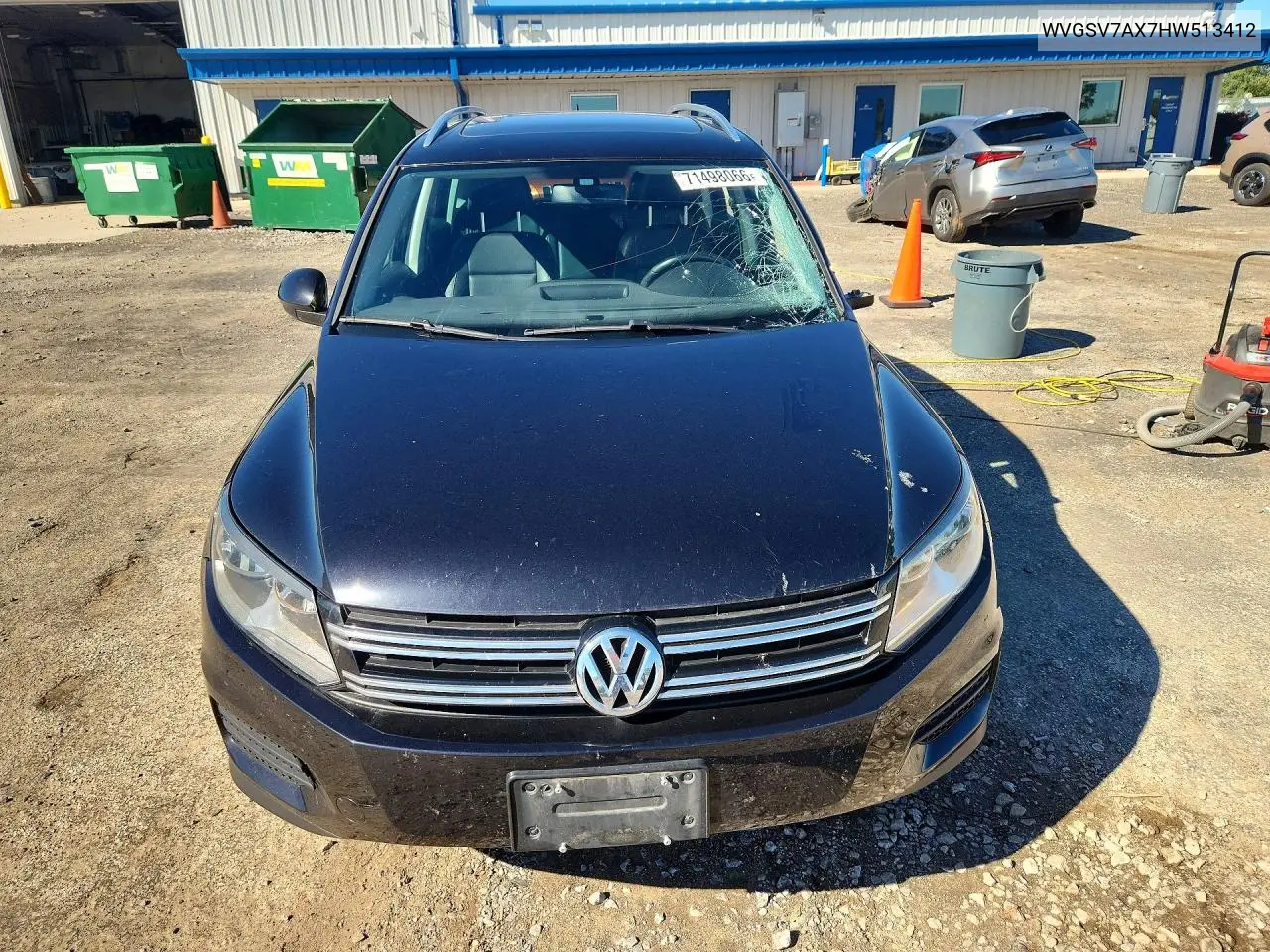 2017 VOLKSWAGEN TIGUAN VIN WVGSV7AX7HW513412 — фото 5