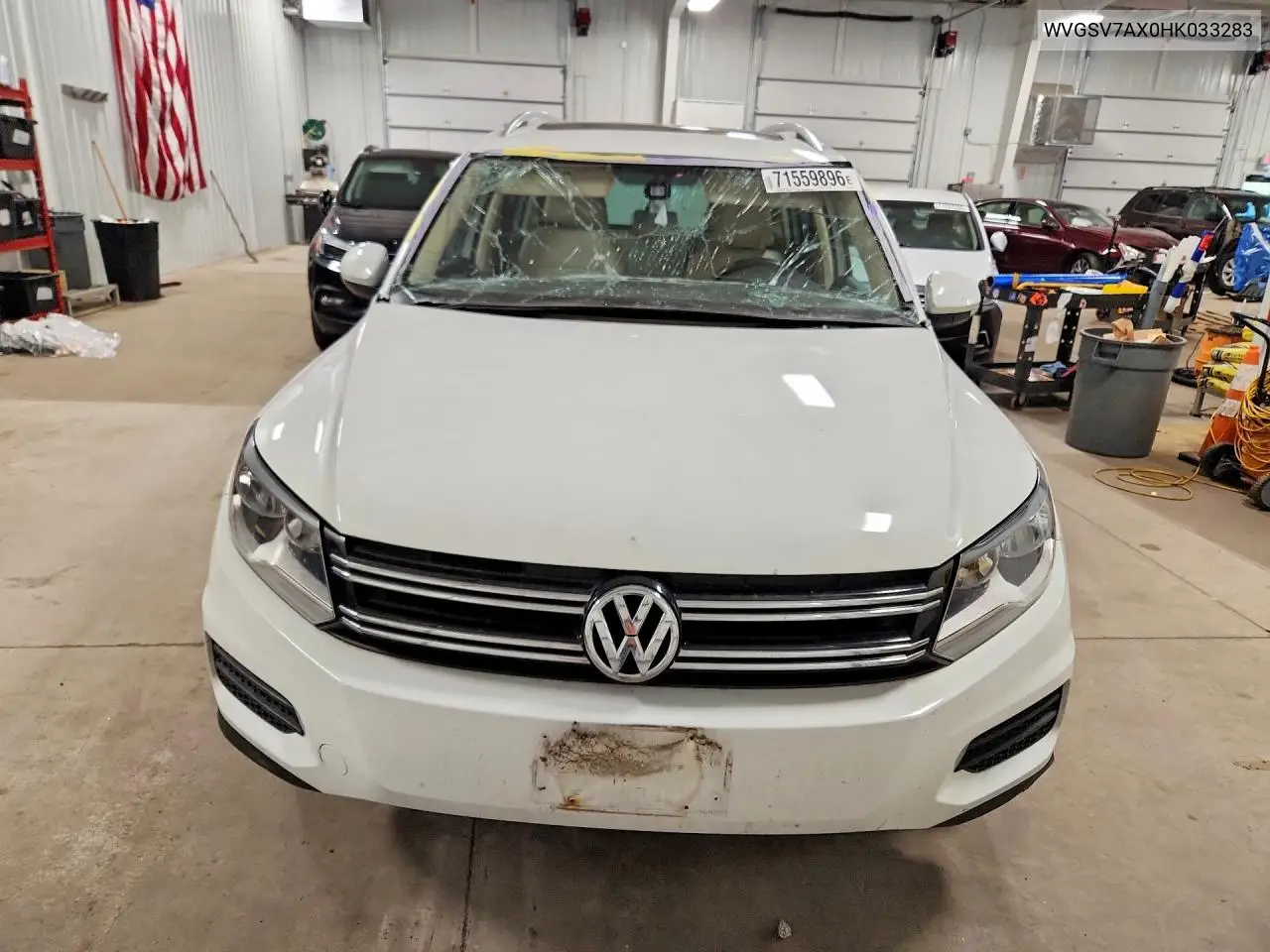 2017 VOLKSWAGEN TIGUAN VIN WVGSV7AX0HK033283 — фото 5