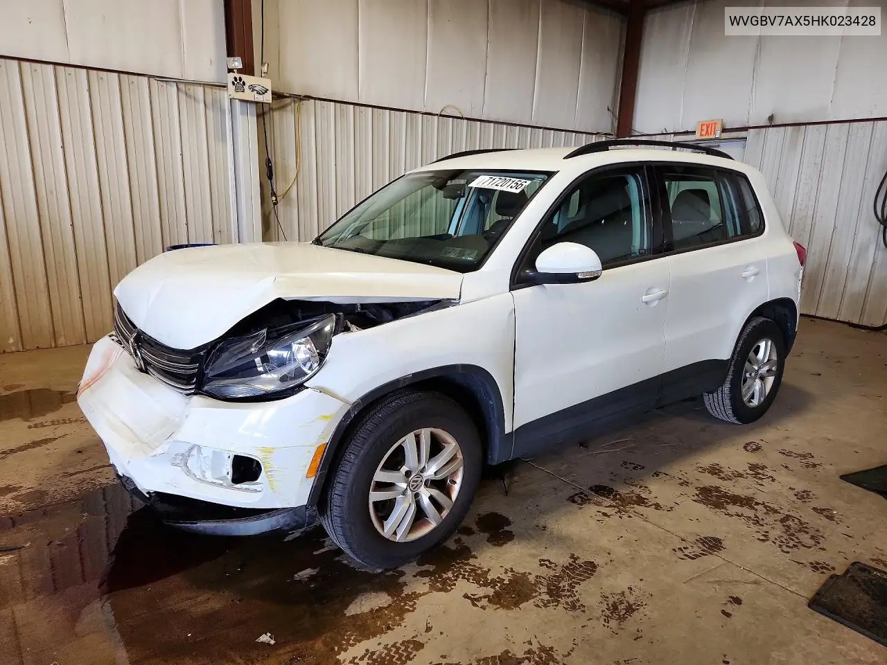 VOLKSWAGEN TIGUAN 2017, VIN WVGBV7AX5HK023428