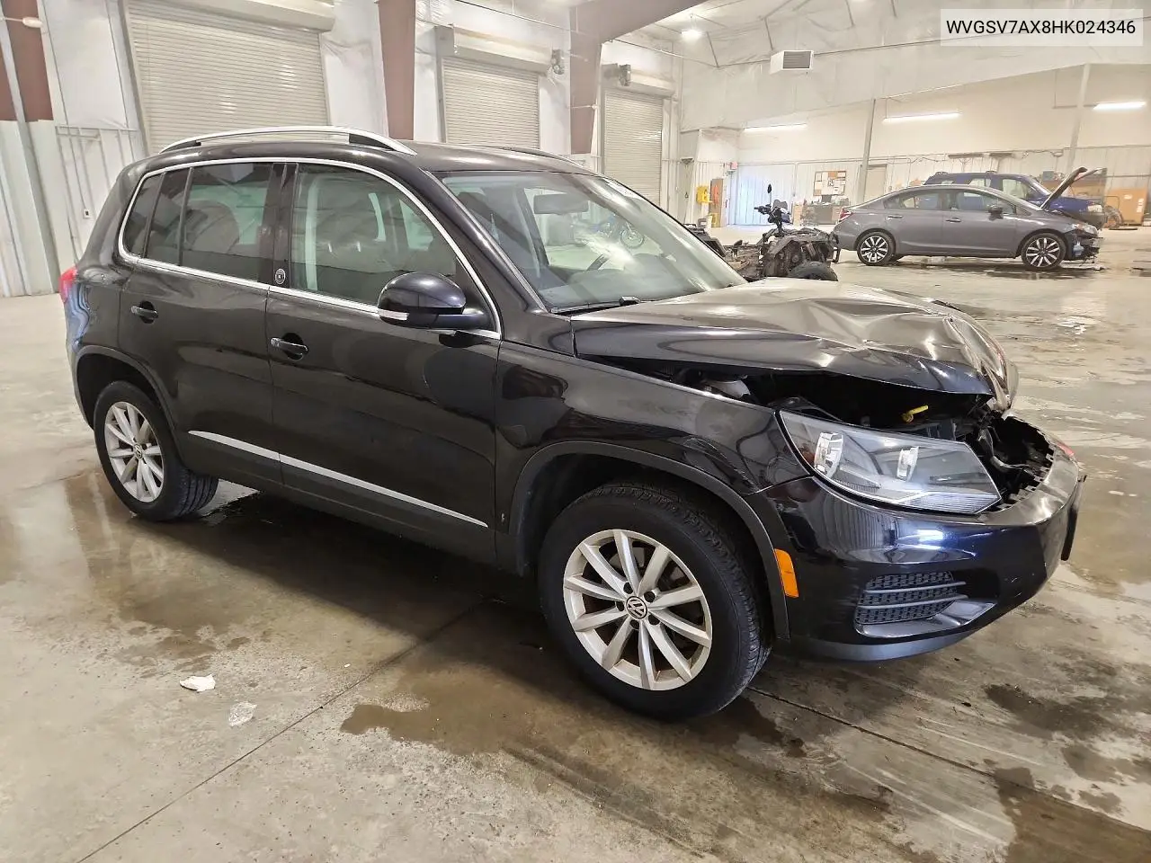 2017 VOLKSWAGEN TIGUAN VIN WVGSV7AX8HK024346 — фото 4
