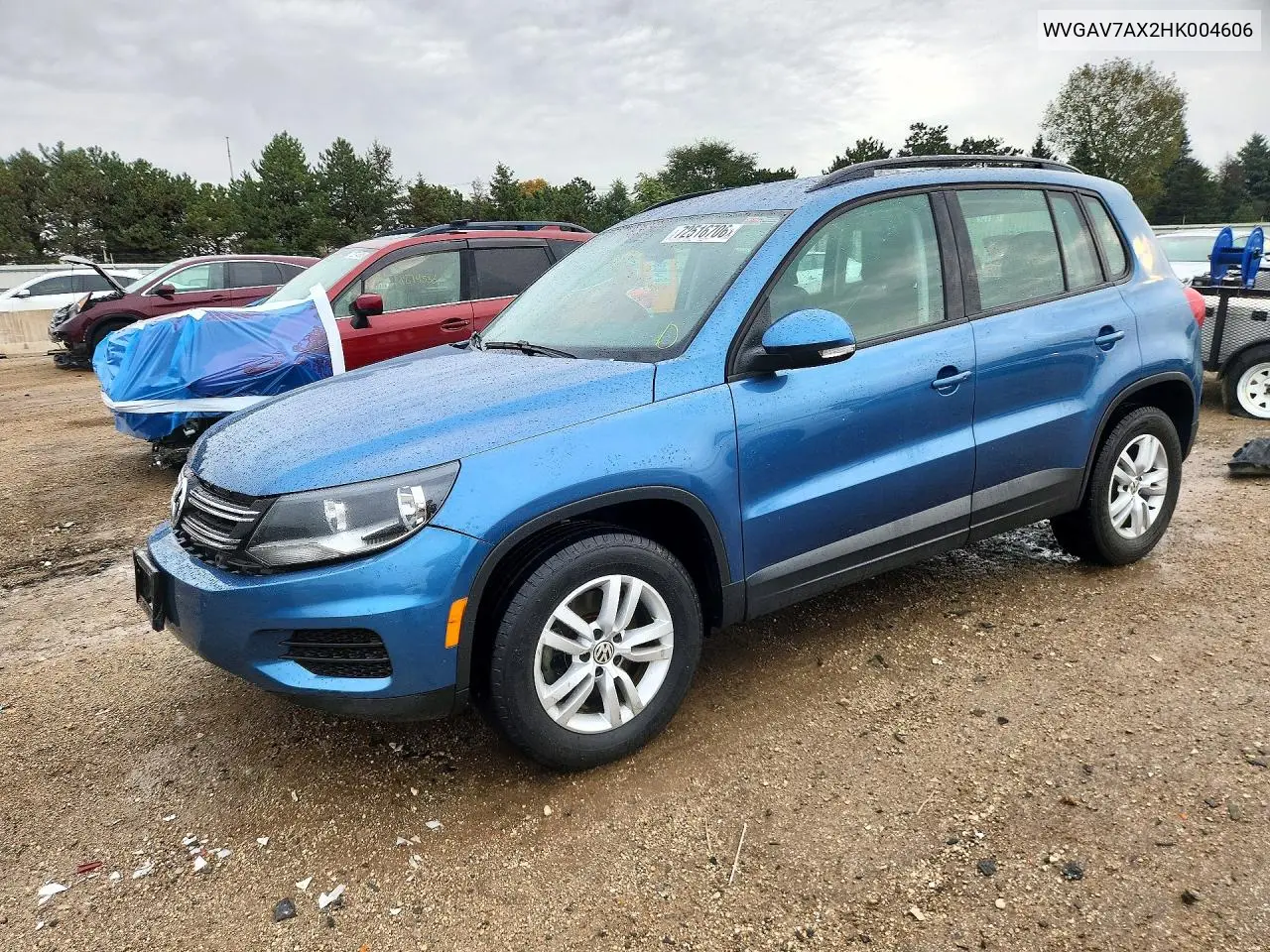 VOLKSWAGEN TIGUAN 2017, VIN WVGAV7AX2HK004606