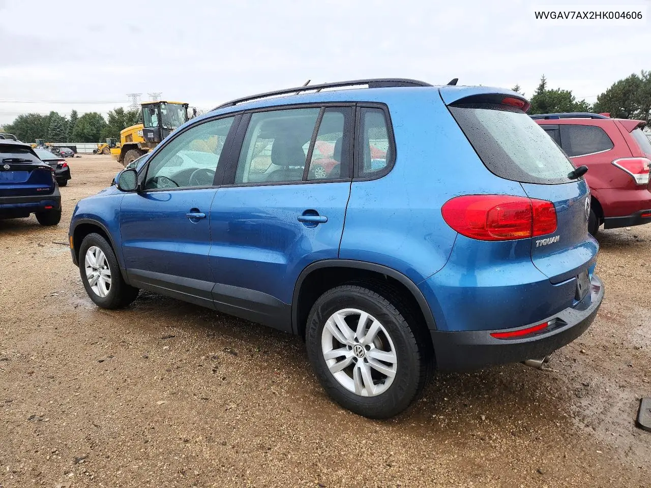 2017 VOLKSWAGEN TIGUAN VIN WVGAV7AX2HK004606 — фото 2