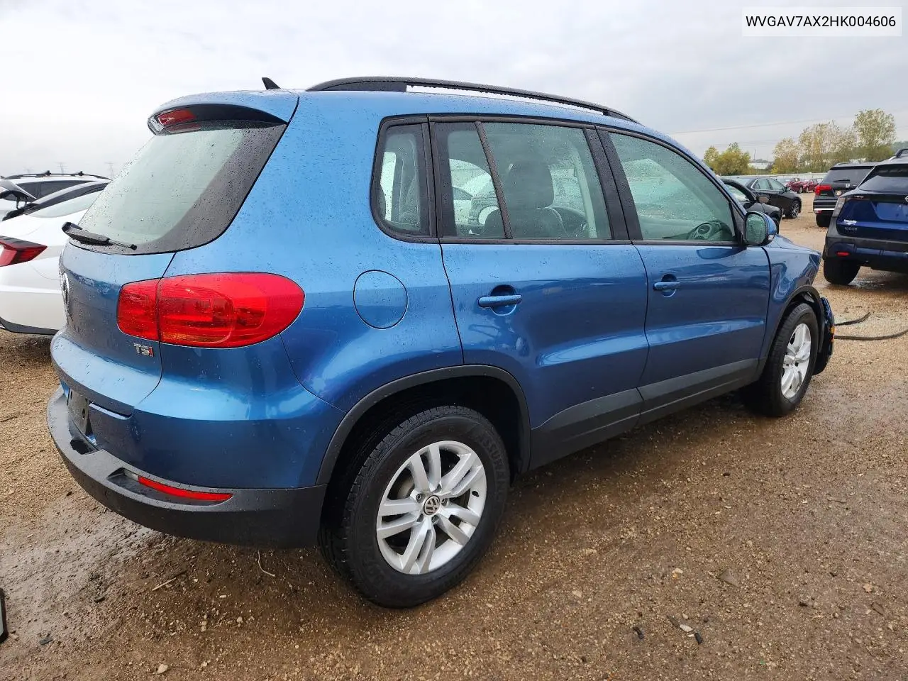 2017 VOLKSWAGEN TIGUAN VIN WVGAV7AX2HK004606 — фото 3