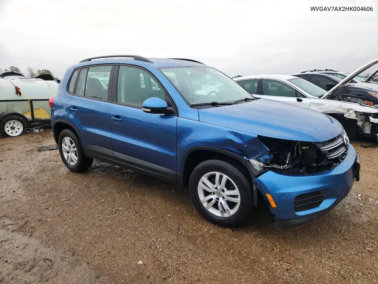 2017 VOLKSWAGEN TIGUAN VIN WVGAV7AX2HK004606 — фото 4